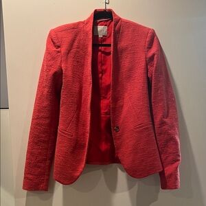 LOFT Textured coral Blazer